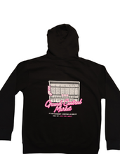 Load image into Gallery viewer, Neon Pink Building Hoodie